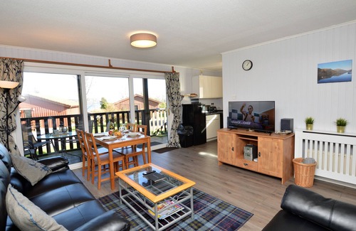 Colintraive Cabin | Fantasticprivate lodge in Hunters Quay Holiday Village, Dunoon, sleeping 4 persons