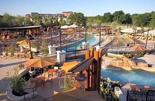 Grapevine Apartment | Featuring a 10-acre outdoor pool facility and a European-style spa .