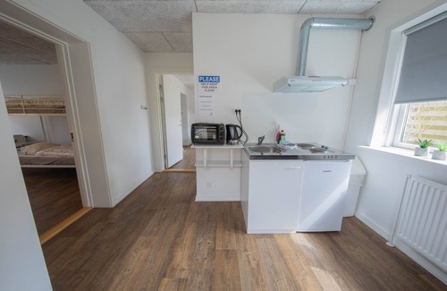Grindsted Condo | Ferielejlighed i Centrum med Plads til 8 Personer