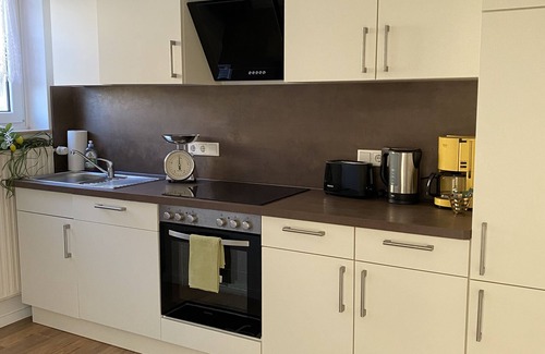 Poppenhausen Apartment | Ferienhaus Rhönschön mit Blick auf die Wasserkuppe