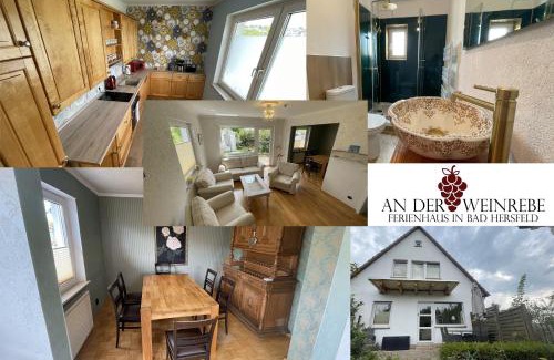 Bad Hersfeld House | Ferienhaus An der Weinrebe in Bad Hersfeld mit Garten, 2 Bäder, 2 Schlafzimmer & Küche - gratis Parkplätze