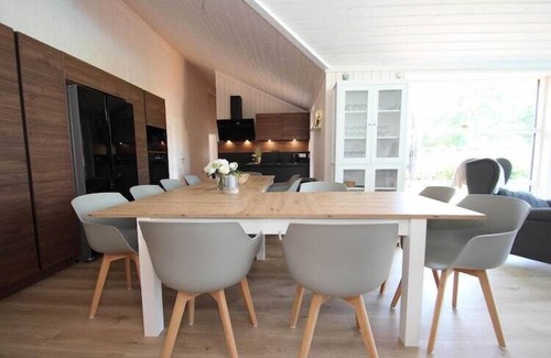 Dummer House | Ferienhaus mit Pool und Sauna am Duemmer See