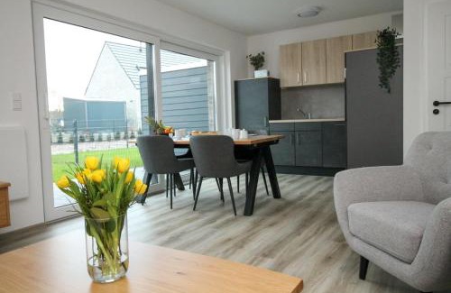 Barssel House | Ferienhaus Sonnenblick mit Sauna Harkebrügger See