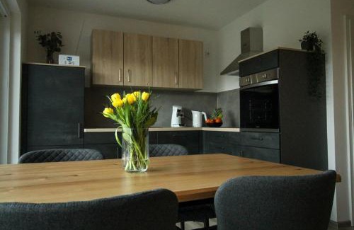 Barssel House | Ferienhaus Sonnenblick mit Sauna Harkebrügger See