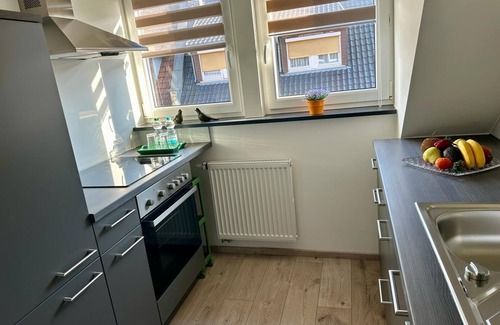 Bad Konigshofen Apartment | Ferienwohnung 2 mit Zwei Einzelbetten und Schlafcouch