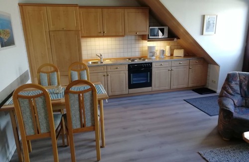 Maasholm Apartment | Ferienwohnung Gartenblick mit Balkon
