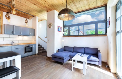 Steffenshagen Apartment | Ferienwohnung Mond mit Terrasse, Kamin und Garten - Ferienhaus Sonne, Mond und Sterne bei