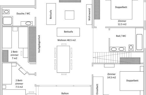 Sins Apartment | Ferienwohnung Neuhof