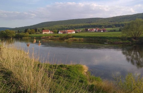 Oberweser Apartment | FeWo Reinhardswald for 2 guests - holiday apartments Gasthaus Zum Lindenwirt