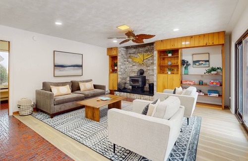 Scottsburg House | Finger Lakes sanctuary with hot tub, sauna, game room, grill, firepit, & views