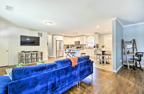 Collier Heights House | Fire Pit & Deck: Atlanta Home ~ 8 Mi to Dwtn!