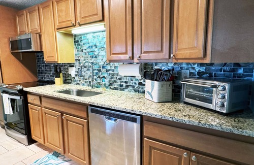 Port Canaveral Condo | First Floor!1 BR- Steps to the beach, Quiet!