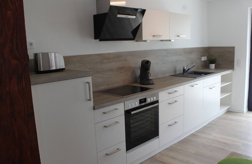 Burladingen Apartment | Flat 3, 54 sqm, 1 bedroom with double bed and 1 sofa bed, max. 4 persons