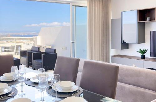 Mellieha Apartment | Flat 6 Mellieha Seaview & City view with Terrace, close to Beaches