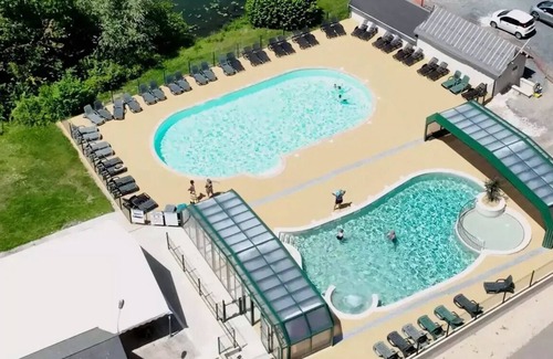 Les Andelys House | Flower Camping Ile des Trois Rois * - Homeflower Premium 34m2 3 bedrooms + semi-covered terrace 6 people