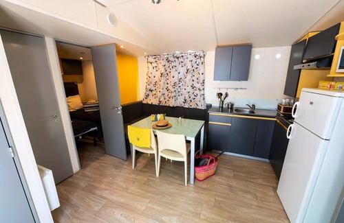Die House | Flower Camping la Pinède * - Mobile home Comfort Relax 33m2 - 3 bedrooms + Terrace Covered - 6 people