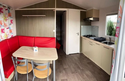 Neuvic House | Flower Camping Le Port de Neuvic * - Mobile home STANDARD 24m2 (1 bedroom) + covered terrace 3 people