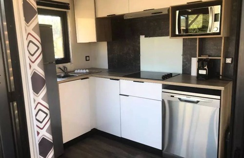 Bize-Minervois House | Flower Camping Olivigne * - Mobile home Premium 29m2 2 bedrooms + terrace 21m2 + TV + LV + Clim + plancha 4 people