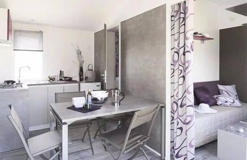 Millau House | Flower Camping Saint Lambert * - Mobile home Modulo Comfort 30m2 2 bedrooms - Terrace semi-covered + TV 6 persons