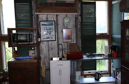 Opelousas House | Folk Art Tower Guesthouse & Gallery - Pvt Bedroom