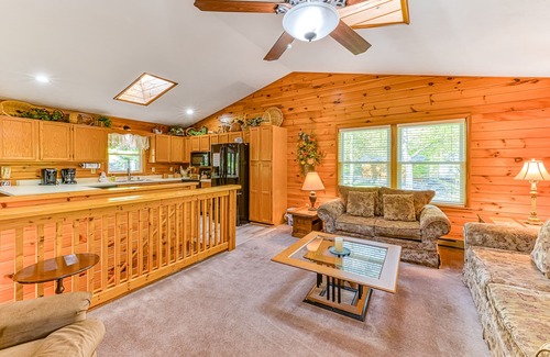 McHenry House | Forest View Home with Wrap-Around Deck - Minutes to the Lake & Wisp Resort