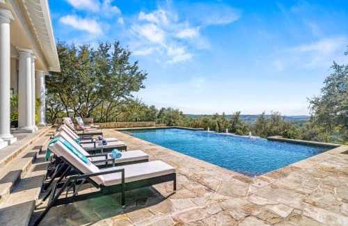 Cross Mountain House | Fortaleza l Luxury 8 BR, 7,000+ sqft Palace on 3 Acres with Pickleball & Basketball Court