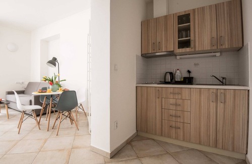 Prague 1 Apartment | Four bed studio apartment in the first floor with bathroom and kitchen