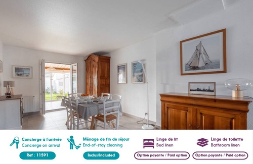 Saint-Clement-des-Baleines House | 100 m² House ∙ 3 bedrooms ∙ 6 guests