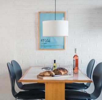 Gudhjem Apartment | Frederiksø unsere Ferienwohnung mit Seeterrasse