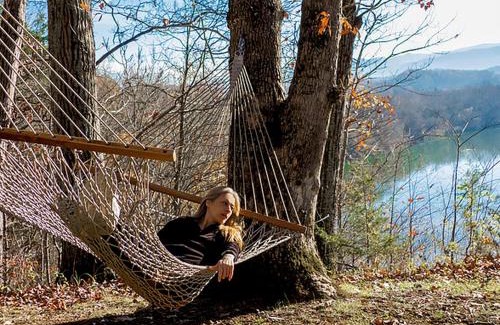 Greeneville House | Fully Furnished Cabin Rental with Fire Pit near Cherokee National Forest