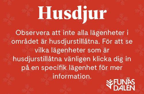 Funasdalen Apartment | Funäsdalshöjden Funäsdalen