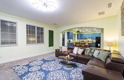 Antioch House | FUN 5BD SPACIOUS HOME—INDOOR MOVIE THEATRE, POOL TABLE, BBQ, FIRE PIT, GAMES+
