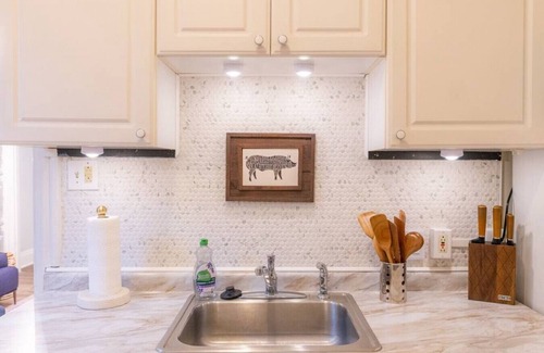 Lower Lawrenceville Apartment | Fun Designer space with Patio!
