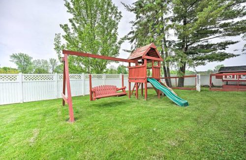 Onsted House | Furnished Deck and Playset Irish Hills Farmhouse!