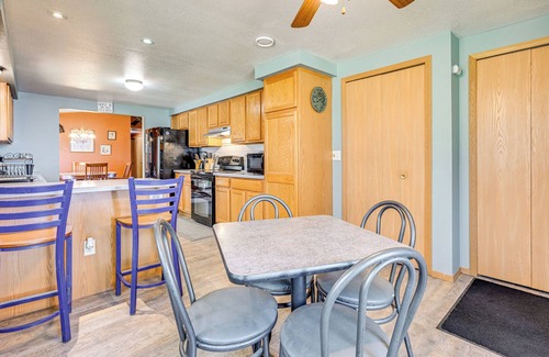 Manawa House | Furnished Deck w/Forested Views: Manawa Home!