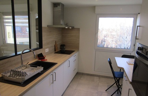 Cronenbourg Est Apartment | Furnished Strasbourg Cronenbourg with private parking and balcony