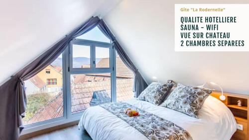 Rodern Apartment | Gîte La Rodernelle - Sauna - Patio - Climatisation - Vue sur Château du Haut Kœnigsbourg