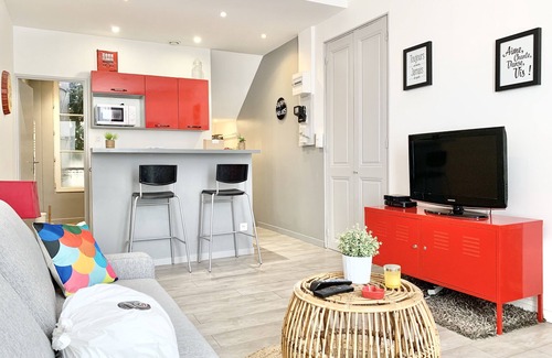 Quartier Chorier-Berriat Apartment | #G4 | Petit Paris π | Quiet, fully-equipped studio