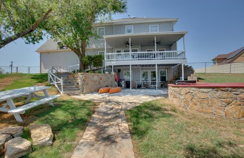 Dennis House | Game Room and Dock Waterfront Granbury Lake Retreat