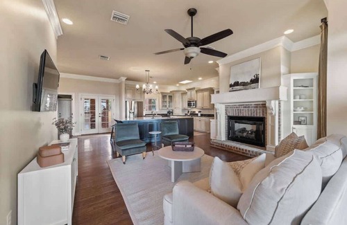Youngsville House | Gameday Getaway Pool Pond King Bed Sports Complex