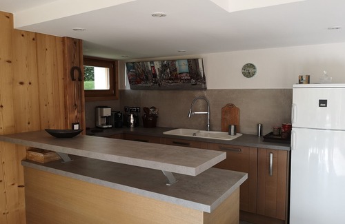 Saint-Gervais-les-Bains Apartment | Garden apartment in chalet. Superb views.