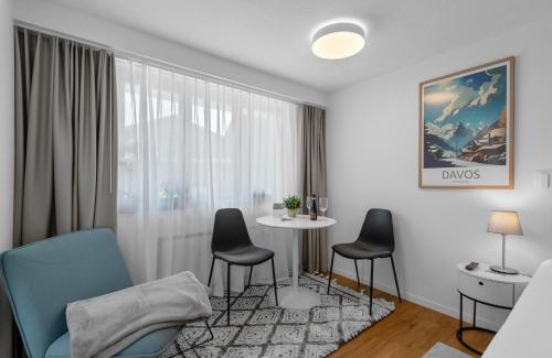 Wiesen Apartment | Gemütliche 1 Zimmer Wohnung in Davos Wiesen nähe der Skigebiete Davos