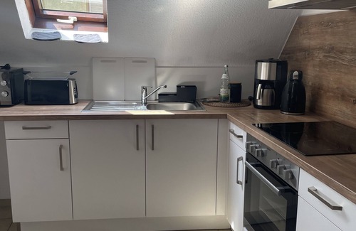 Weikersheim Apartment | Gemütliche Maisonette Wohnung mit Terrasse und Balkon an der Romantischen Straße