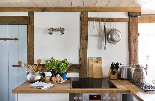 Damp House | Gem under thatch with historic wood-burning stove and dreamlike garden