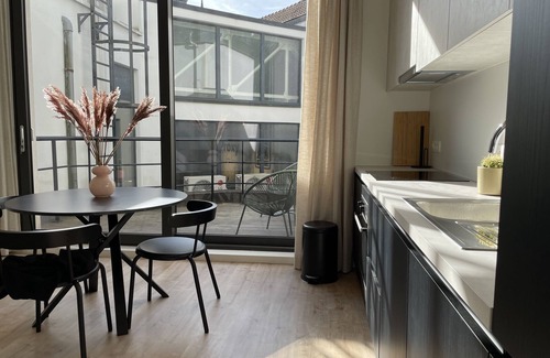 Schipperskwartier Apartment | Gezellige Studio met Terras in Hartje van Antwerpen