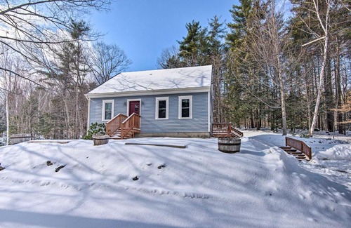 Gilford House | Gilford Home with Forest View, by Lake Winnepesaukee
