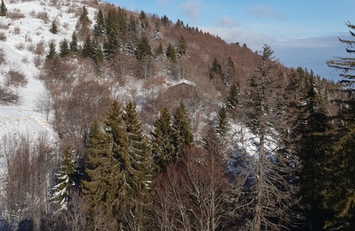 Crozet Ski Chalet | Gite de Montagne Avec vue Impressionante sur le Bassin Lemanique Face Mont Blanc