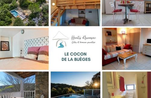 Causse-de-la-Selle Apartment | Gite en Cevennes, piscine, calme nature et panorama proche saint Guilhem le Désert