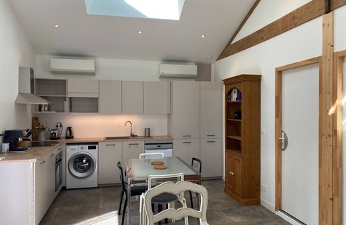 Chaille-les-Marais House | Gîte 'La Grange Hulotte' with Private Terrace, Shared Garden and Wi-Fi