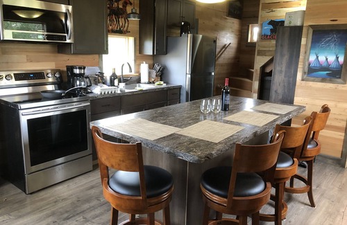 Babb House | Glacier Quarry - New, 2 Story home overlooking the Rockies and the St Mary Lakes